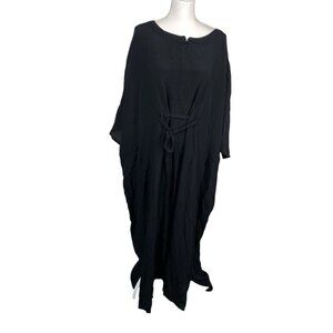 ODDBIRD Ruya Tunic Dress Black Size 5X Oversized New With Tags